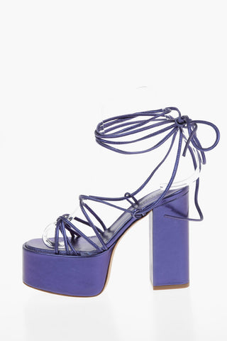 Platform Mules MALENA with Gladiator Fastening 12cm