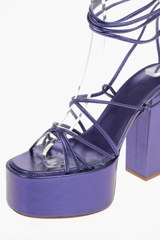 Platform Mules MALENA with Gladiator Fastening 12cm