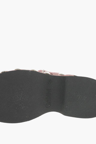 Calfskin Clogs with Buckle