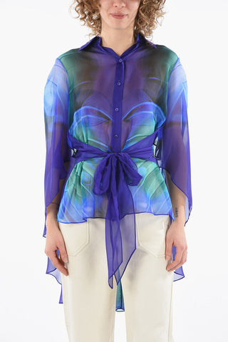 Shawl Sleeve FANTASY Silk Shirt
