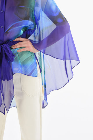 Shawl Sleeve FANTASY Silk Shirt