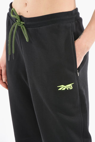 VICTORIA BECKHAM Jogger Crop a Gamba Diritta con Lacci