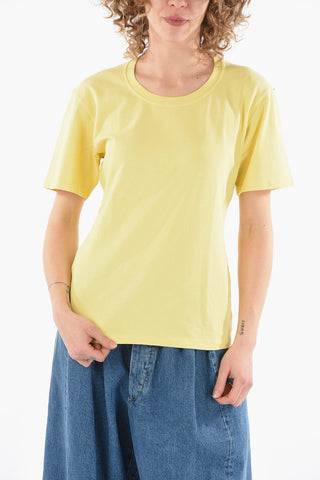 Jersey Crew-neck ZAINO T-shirt with Jewelry Detailing