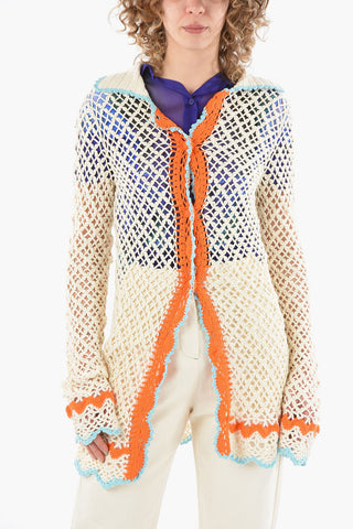Long Sleeved Knitted Cardigan