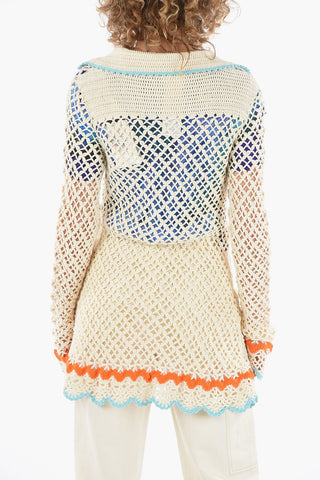 Long Sleeved Knitted Cardigan