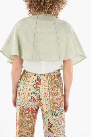 Silk-blend Shrug