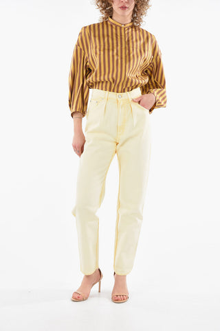 5 Pocket Bleached Effect Denims 17cm