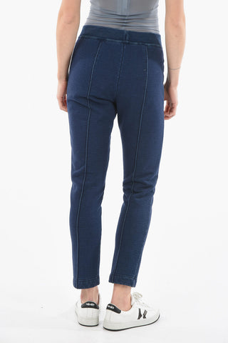 ATHLEISURE Logo Embroidered Cotton Sweatpants