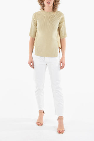 Bare Back OCEAN Sweater with Back Bow