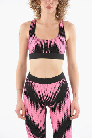 BODYLINE Viscose-blend Cropped Top with Logoed Band