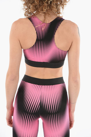BODYLINE Viscose-blend Cropped Top with Logoed Band