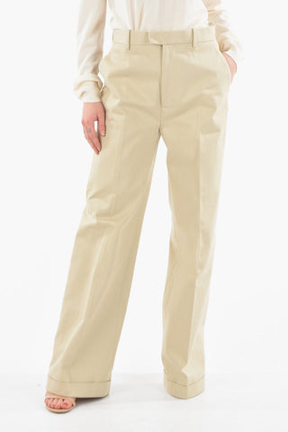 High-Waisted Wide Leg Trousers