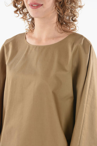 Compact Cotton KARLA Oversized Blouse with Dolman Sleeves