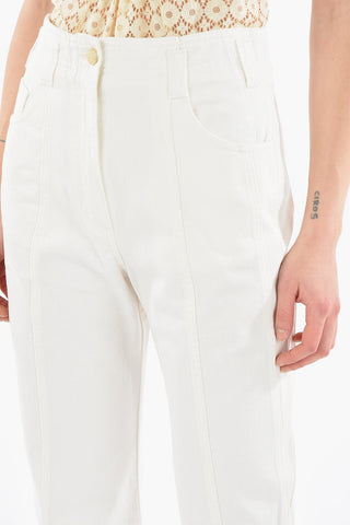 5 Pocket Front Pleated Regular Fit Denims 17cm