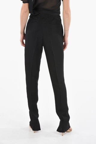 Linen Blend GERARDA Pants With Drawstrings