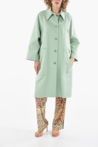 Multipocket NICIA Coat with Pointed Collar