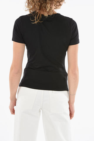 EMPORIO Crew-neck T-shirt with Embossed Logo