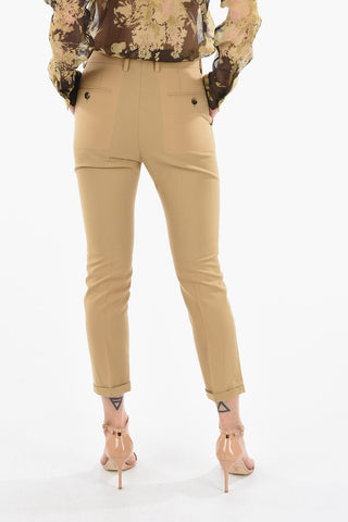 Virgin Wool TROPICAL Chinos Pants