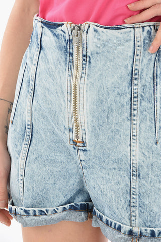 Side Martingale POWELLY Denim Shorts