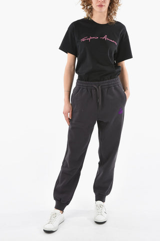 ETOILE Fleeced MALONAE Joggers with Contrasting Logo