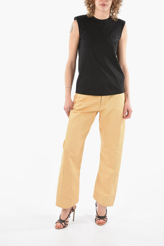 Padded Shoulder Top