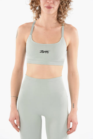VICTORIA BECKHAM Push-up SEAMLESS Top with Crossover and Adjustable Straps