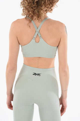 VICTORIA BECKHAM Push-up SEAMLESS Top with Crossover and Adjustable Straps