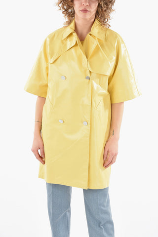 SFILATA Double-breasted TONDO Waterproof Overcoat with Short Sleeves