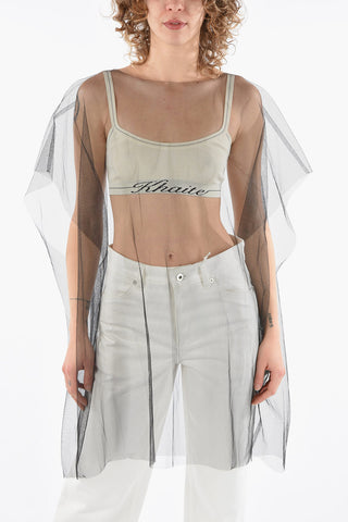 MM1 Sleeveless Mesh Minidress