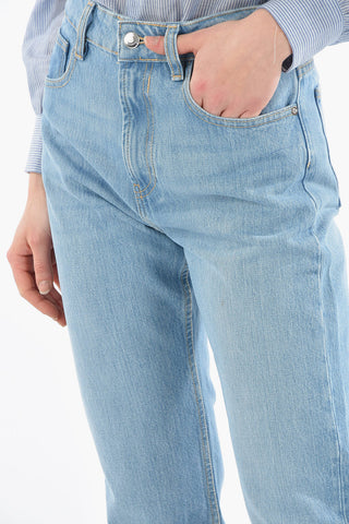 5 Pockets SLATE Straight Fit Denims 19cm