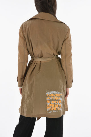 EMPORIO SUSTAINABILITY PROJECT Double-breasted Nylon Trench