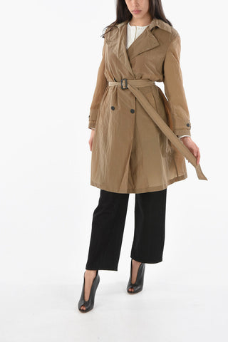 EMPORIO SUSTAINABILITY PROJECT Double-breasted Nylon Trench