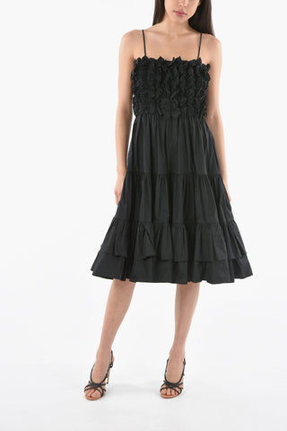 Rouched Sleeveless Dress