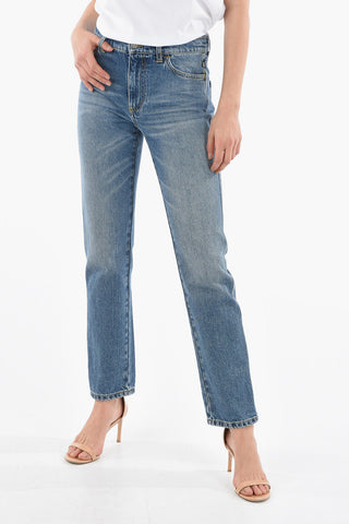 5 Pocket Cotton Blend Denims 17cm