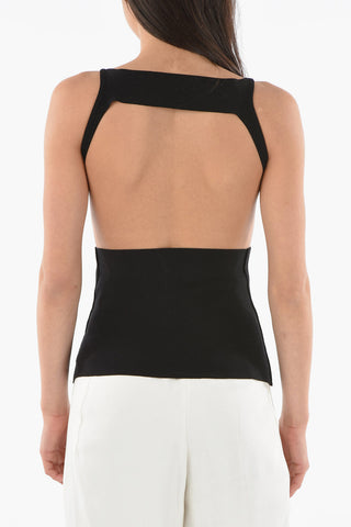 TECUATL Cut-Out Detail CORONA Bare Back Top