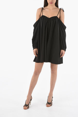 Heart Neckline Flared Dress