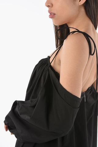 Heart Neckline Flared Dress
