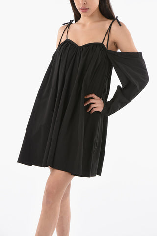 Heart Neckline Flared Dress