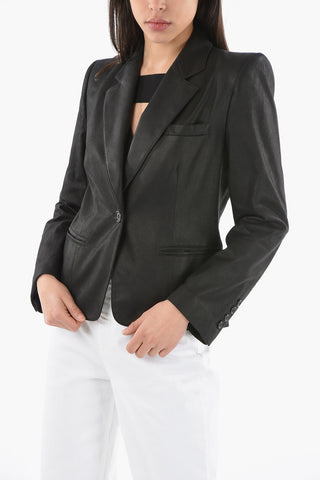 Blazer Monopetto ANGELINA in Pelle Nabouk