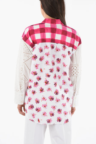 Printed Long Sleeve Shirt With Breast Pocket