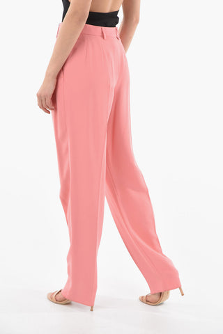 EMPORIO Flared Tailored Pants with Double-pleat