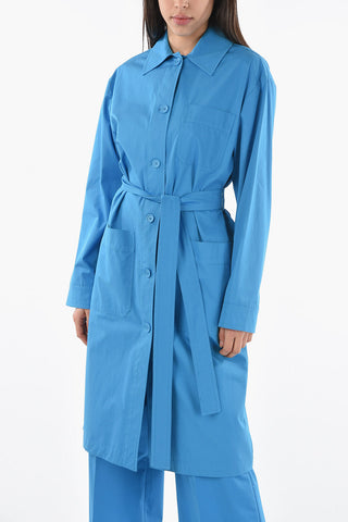 Cotton CABALA Dress with Belt and Collar