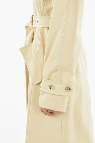 Double-breasted MONETA Trench with Belt and Flap Pockets