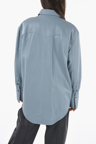 Over Shirt PATRAS in Nappa con Doppio Taschino
