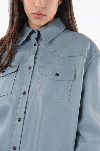 Over Shirt PATRAS in Nappa con Doppio Taschino