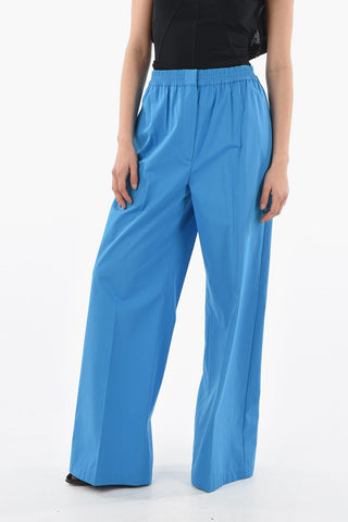 Pantaloni Palazzo PETALI Con Vita Elasticizzata