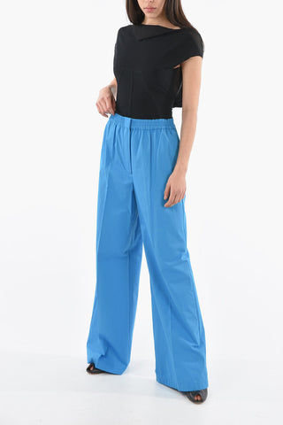 Pantaloni Palazzo PETALI Con Vita Elasticizzata