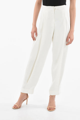 EMPORIO ICON Pantaloni Loose fit a Due pinces con Risvolto alla Caviglia