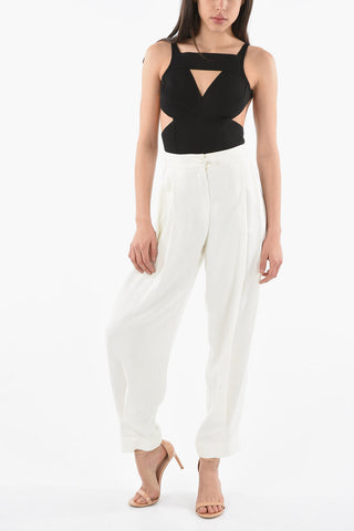 EMPORIO ICON Pantaloni Loose fit a Due pinces con Risvolto alla Caviglia