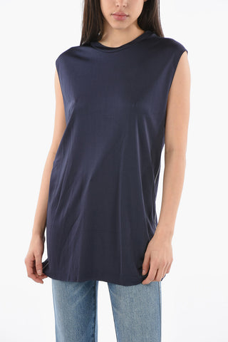 Sleeveless FLUID Viscose Top